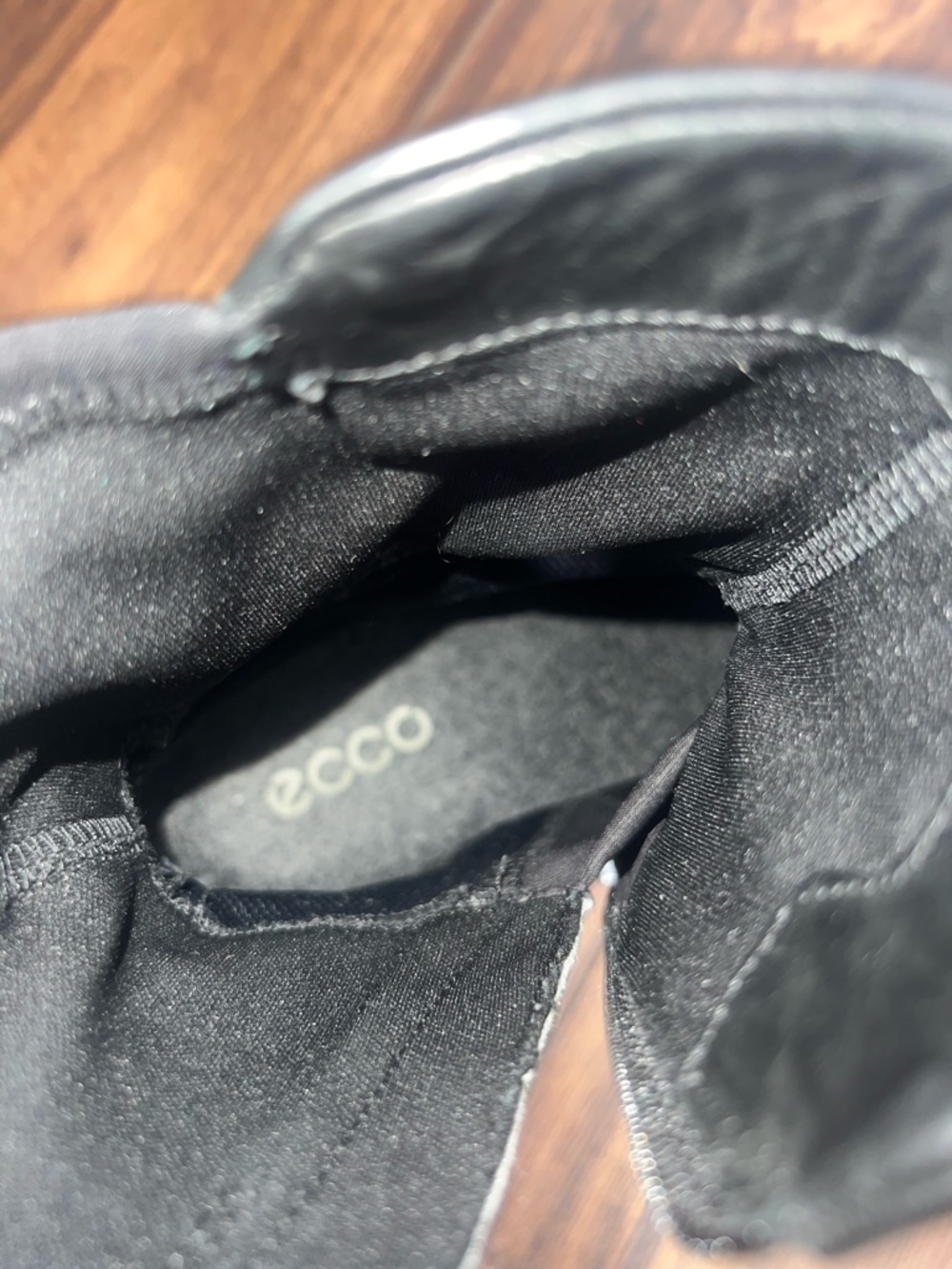 ECCO Black Leather Ankle Boots – Size 36 - Picture 10 of 12